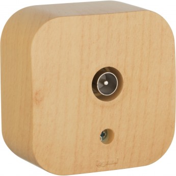 Телевизионная розетка LEGRAND Quteo IP 20 дерево