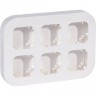 Установочный блок LEGRAND до 6 постов Quteo IP 20 белый 782296