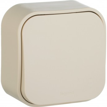 Выключатель LEGRAND Quteo 10 A 250 B IP 20 Слоновая кость