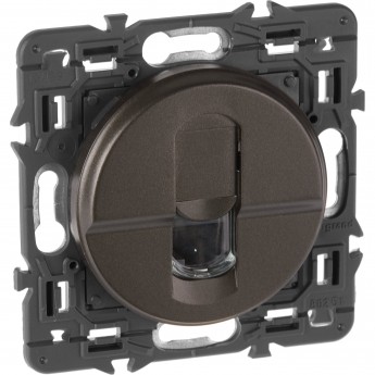 Розетка LEGRAND Celiane RJ45 UTP Cat. 6 графит