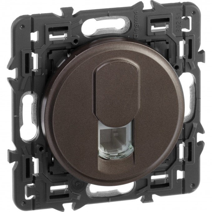 Розетка LEGRAND Celiane тел. RJ11 графит SET-1-067340-02