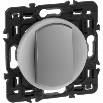 Выключатель LEGRAND Celiane с контурной подсветкой титан