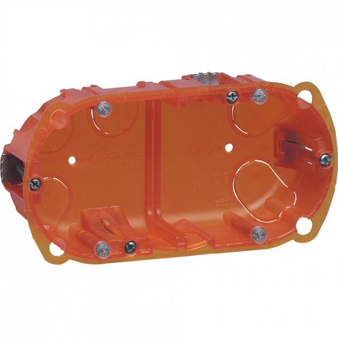 Коробка 2-местная LEGRAND Batibox 4/5 модулей, вертикальный/горизонтальный монтаж 80122