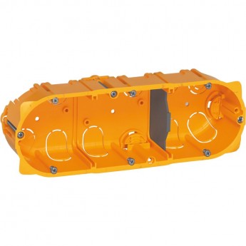 Коробка 3-местная LEGRAND Batibox для сухих перегородок, 6/8 модулей