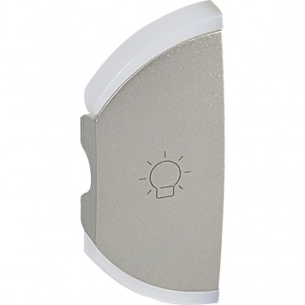 Лицевая панель LEGRAND Celiane для механизма Кат. № 0 675 71, освещение, правая, 1 модуль, титан