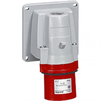 Накладная вилка LEGRAND P17 Tempra Pro IP 44 380/415 В 32 A 3К+З