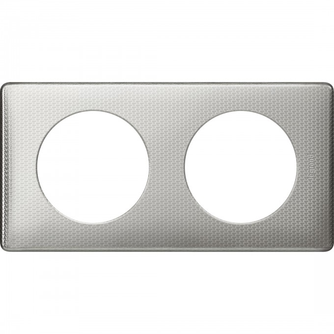 Рамка LEGRAND Celiane 2 поста Сильвер пунктум 068722