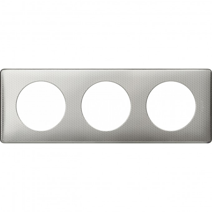 Рамка LEGRAND Celiane 3 поста Сильвер пунктум 068723