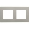 Рамка LEGRAND Etika 2 поста светлая галька 672522