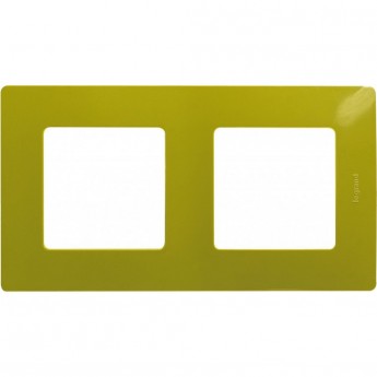 Рамка LEGRAND Etika 2 поста зелёный папоротник