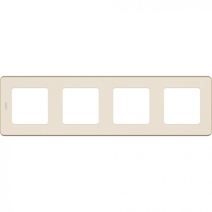 Рамка LEGRAND INSPIRIA 4 поста слоновая кость 673961
