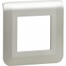 Рамка LEGRAND MOSAIC 2 модуля - алюминий 079302L