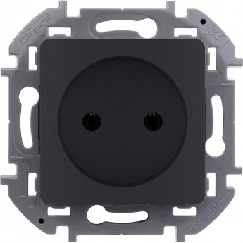 Розетка LEGRAND INSPIRIA 2К 16 А 250 В антрацит