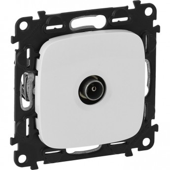 Розетка LEGRAND Mosaic TV "звезда" 1.5дБ, белая