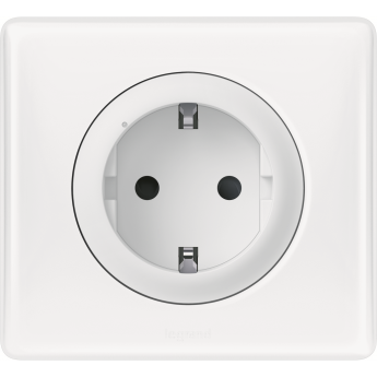 Умная розетка LEGRAND Celiane with NETATMO 2К+З 16А 230В, белый