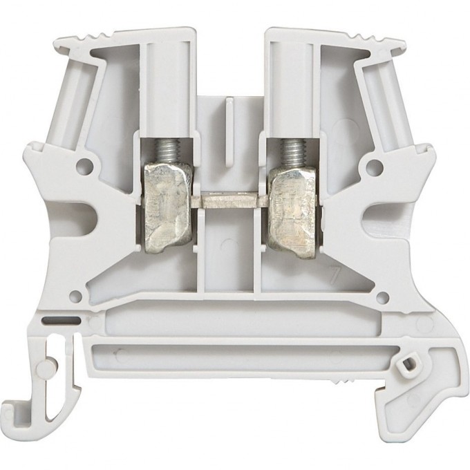 Винтовая клемма LEGRAND Viking 3 - однополюсная - 1 вход/1 выход - шаг 5 мм - серый 37160