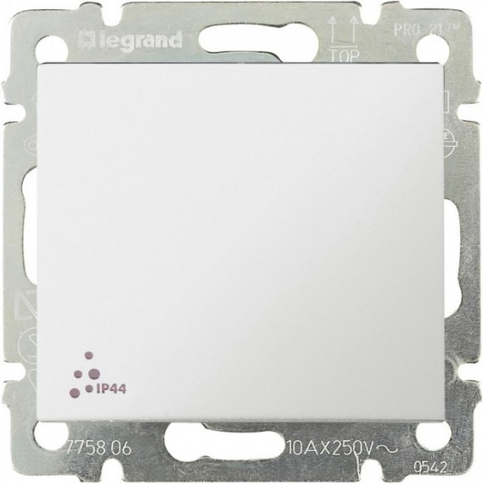 Выключатель LEGRAND Valena IP 44 10 A 250 В белый 774201