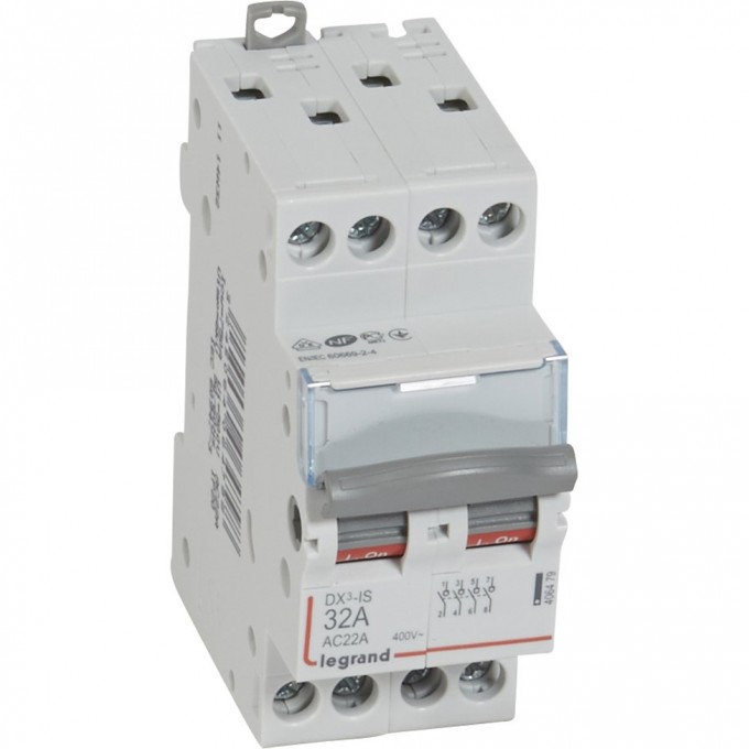 Выключатель-разъединитель LEGRAND DX3 4П 32A 406479