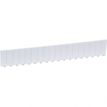 Заглушка LEGRAND XL3 160 18 модулей, серая