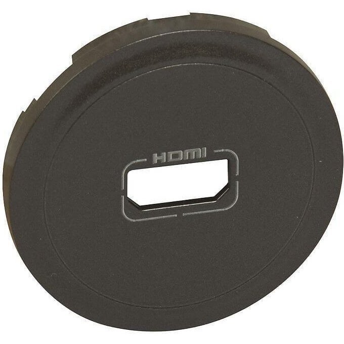 Лицевая панель LEGRAND Celiane розетка аудио/видео HDMI Кат. № 0 673 17/77 графит 067816