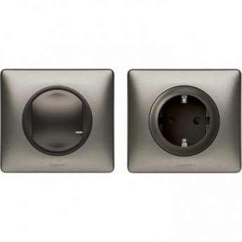 Пакет для управления бытовыми электроприборами LEGRAND Celiane with NETATMO, графит/вольфрам