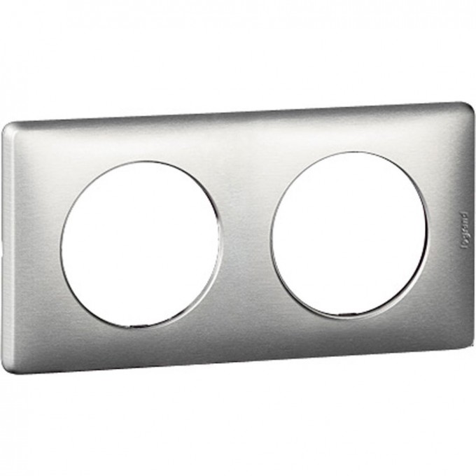 Рамка LEGRAND Celiane металлик 2 поста титан 068902