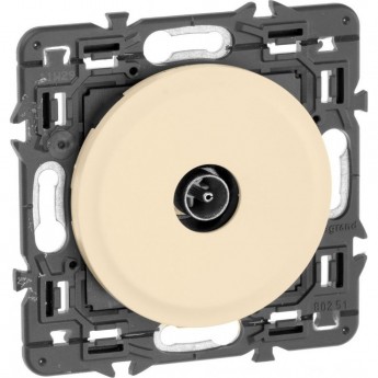 Розетка LEGRAND Celiane TV пр оконечн слоновая кость