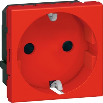 Розетка LEGRAND Mosaic 2К+3 2 модуля, красный